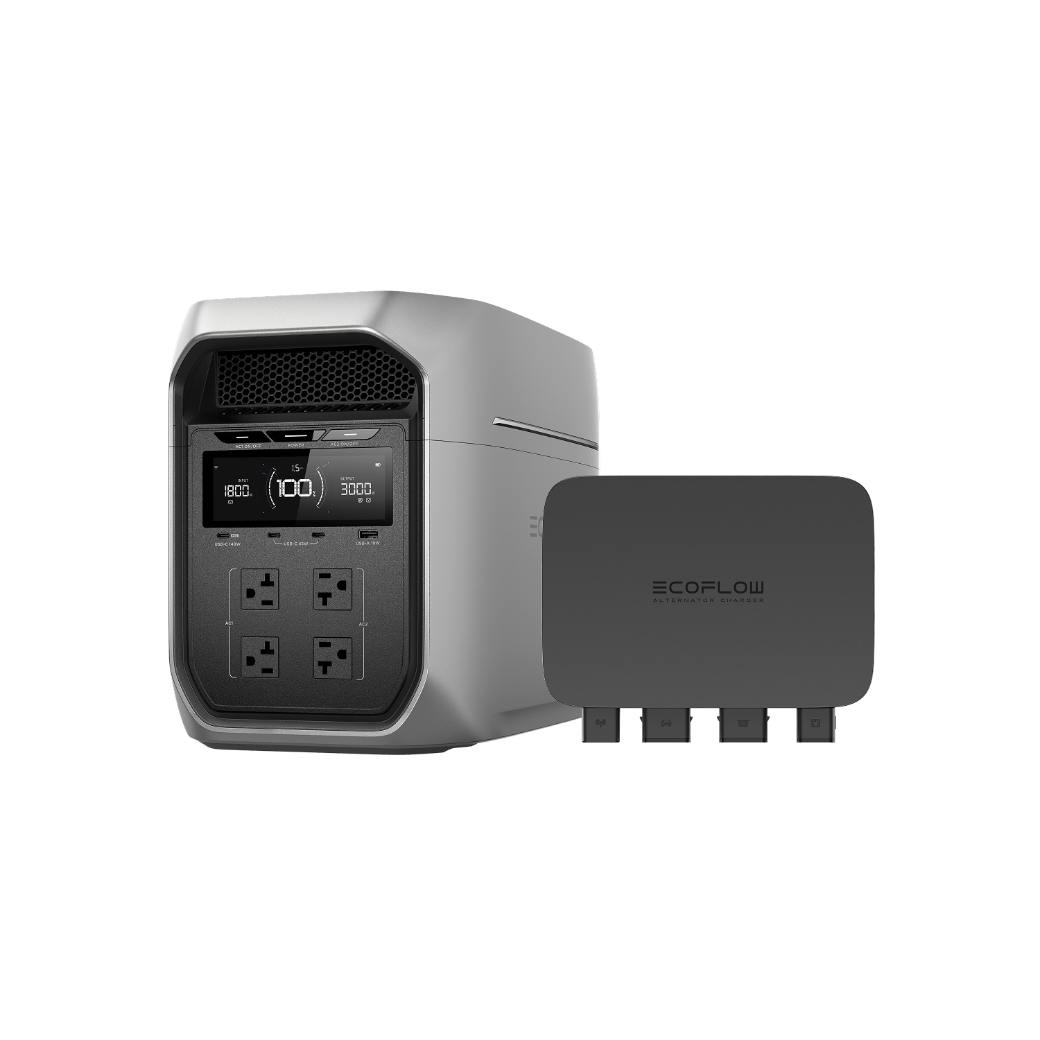 DELTA 3 Max Plus (2048Wh) + 800W Alternator Charger