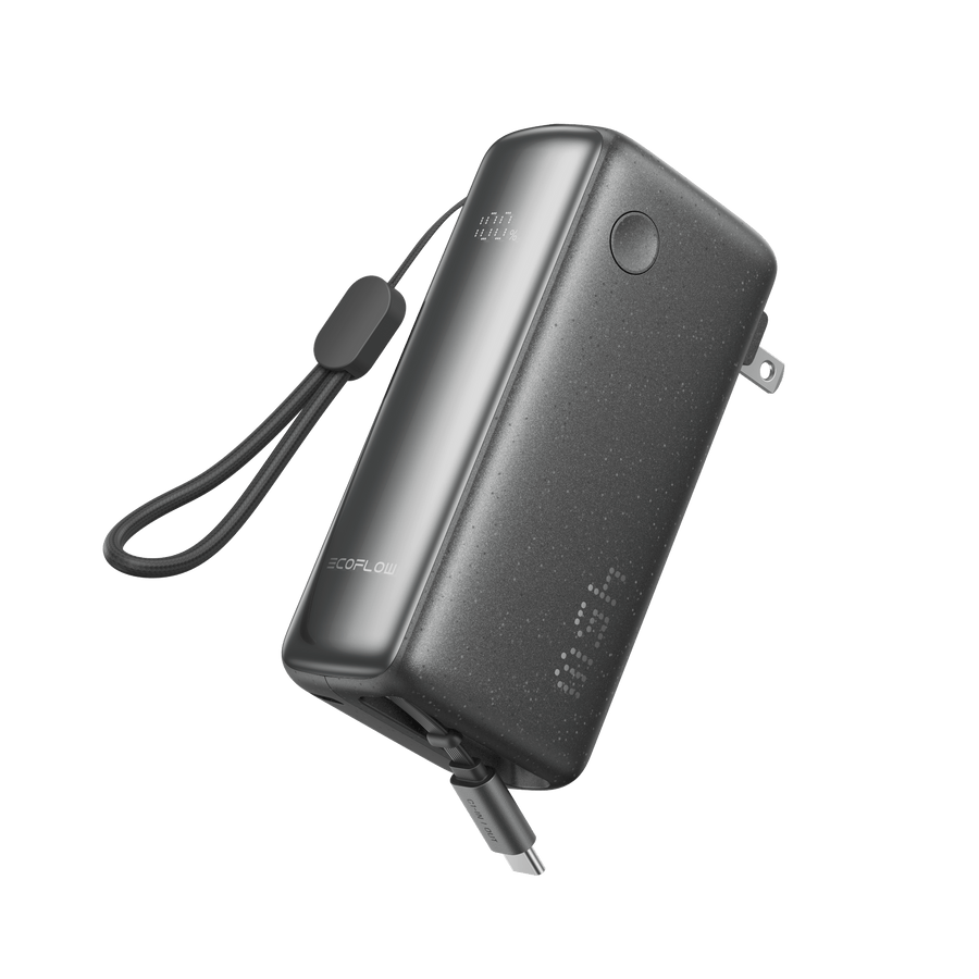 EcoFlow RAPID 3-in-1 Power Bank (10K, 45W, Retractable Cable & AC Plug)