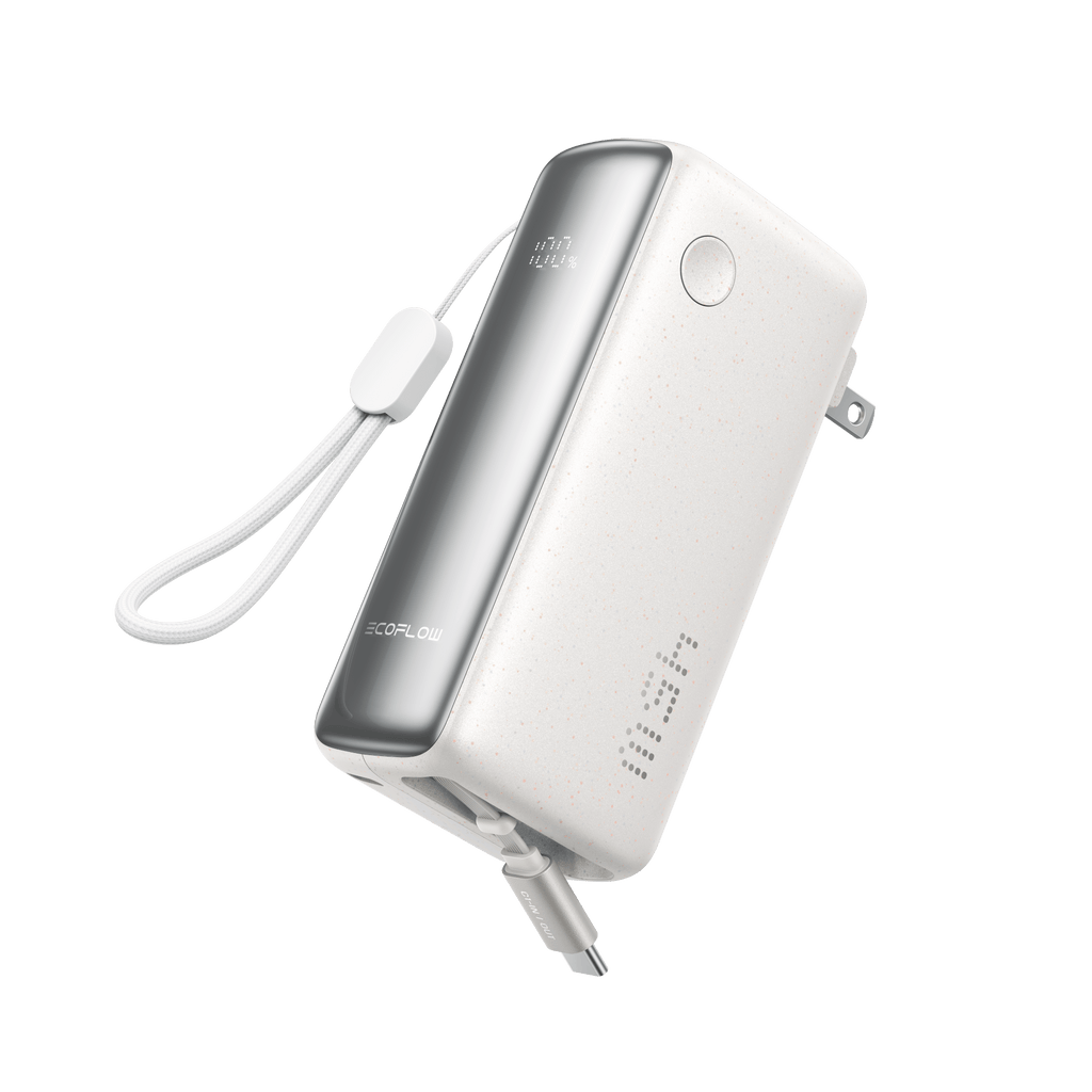 EcoFlow RAPID 3-in-1 Power Bank (10K, 45W, Retractable Cable & AC Plug)