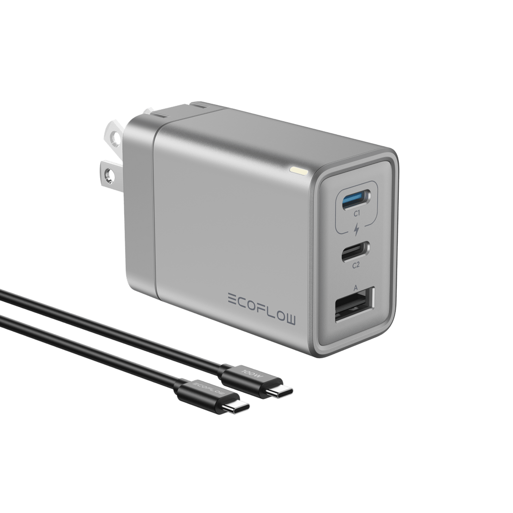 EcoFlow RAPID 65W GaN Charger with 100W Cable