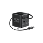 EcoFlow RAPID Charger (65W, Retractable Cable, GaN)