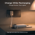 EcoFlow RAPID Mag Qi2 Power Bank (10K, 15W) + RAPID 65W GaN Charger with 100W Cable