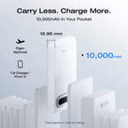 EcoFlow RAPID Mag Qi2 Power Bank (10K, 15W) + RAPID 65W GaN Charger with 100W Cable