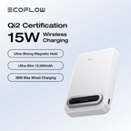EcoFlow RAPID Mag Qi2 Power Bank (10K, 15W) + RAPID 65W GaN Charger with 100W Cable