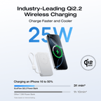 EcoFlow RAPID Mag Qi2.2 Magnetic Power Bank (10,000mAh, 25W, Built-in USB-C Cable)