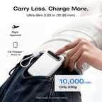 EcoFlow RAPID Mag Qi2.2 Magnetic Power Bank (10,000mAh, 25W, Built-in USB-C Cable)