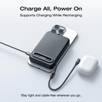 EcoFlow RAPID Mag Qi2.2 Magnetic Power Bank (10,000mAh, 25W, Built-in USB-C Cable)