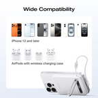 EcoFlow RAPID Mag Qi2.2 Magnetic Power Bank (10,000mAh, 25W, Built-in USB-C Cable)