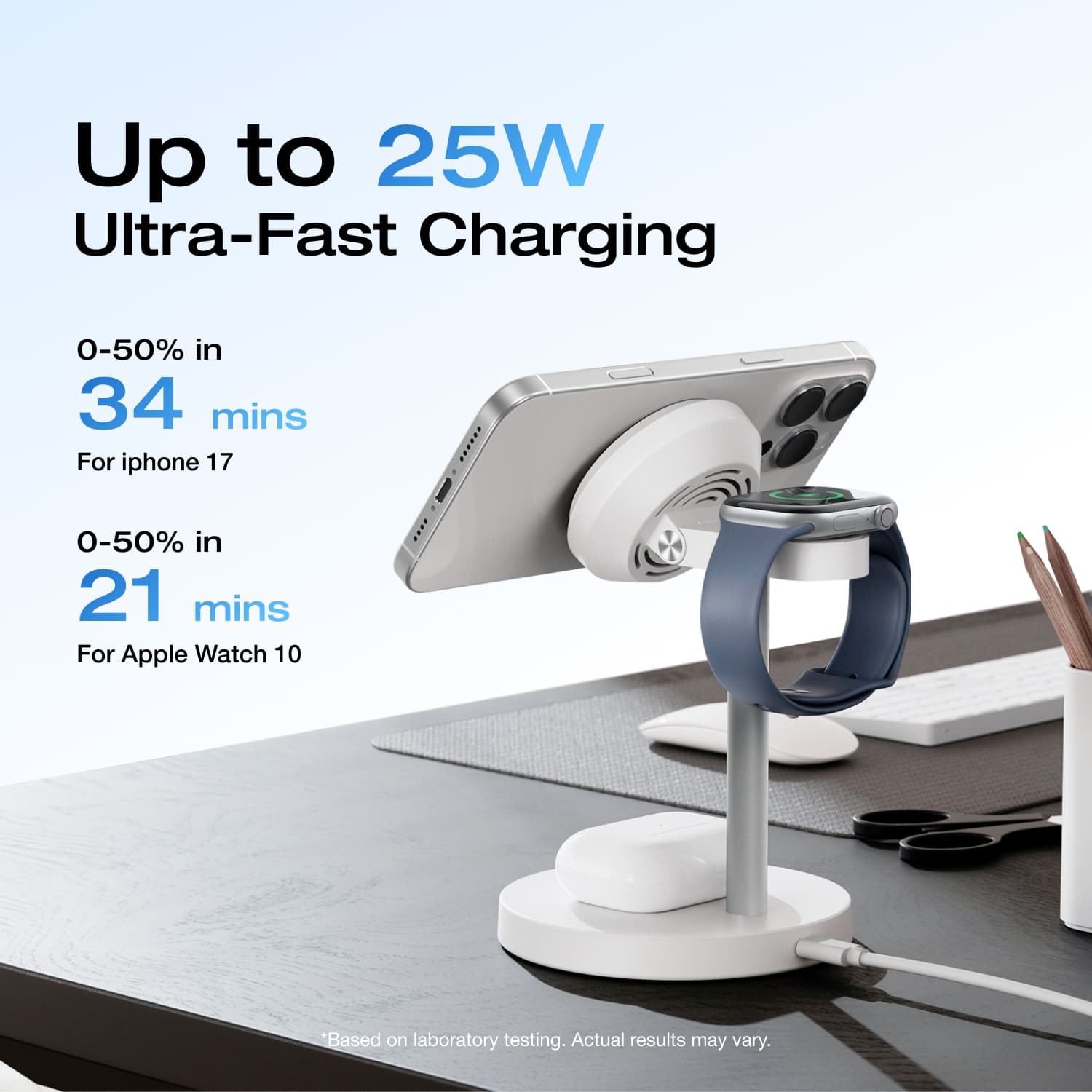 EcoFlow RAPID Mag Wireless Charging Stand (3-in-1)