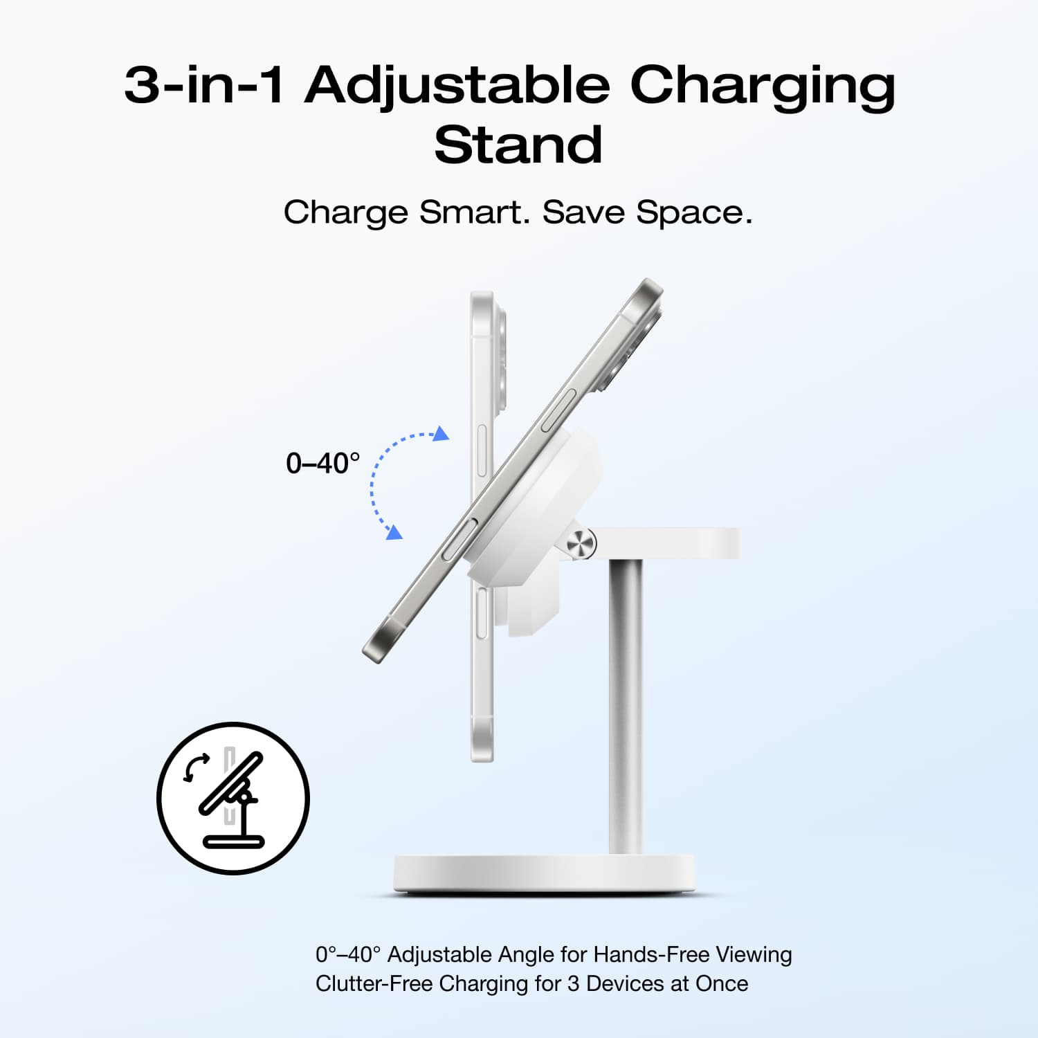 EcoFlow RAPID Mag Wireless Charging Stand (3-in-1)