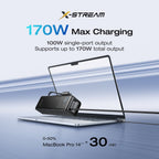 EcoFlow RAPID Power Bank (25K, 170W, 100W Built-In and Retractable Cables) + 100W Charger