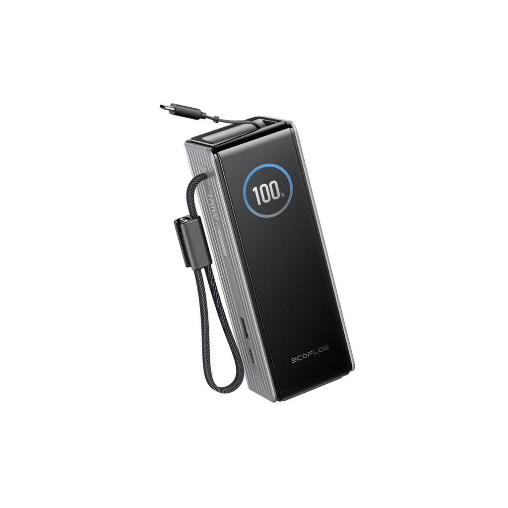 EcoFlow RAPID Power Bank (25,000mAh, 170W, 100W Built-In and Retractable Cables)