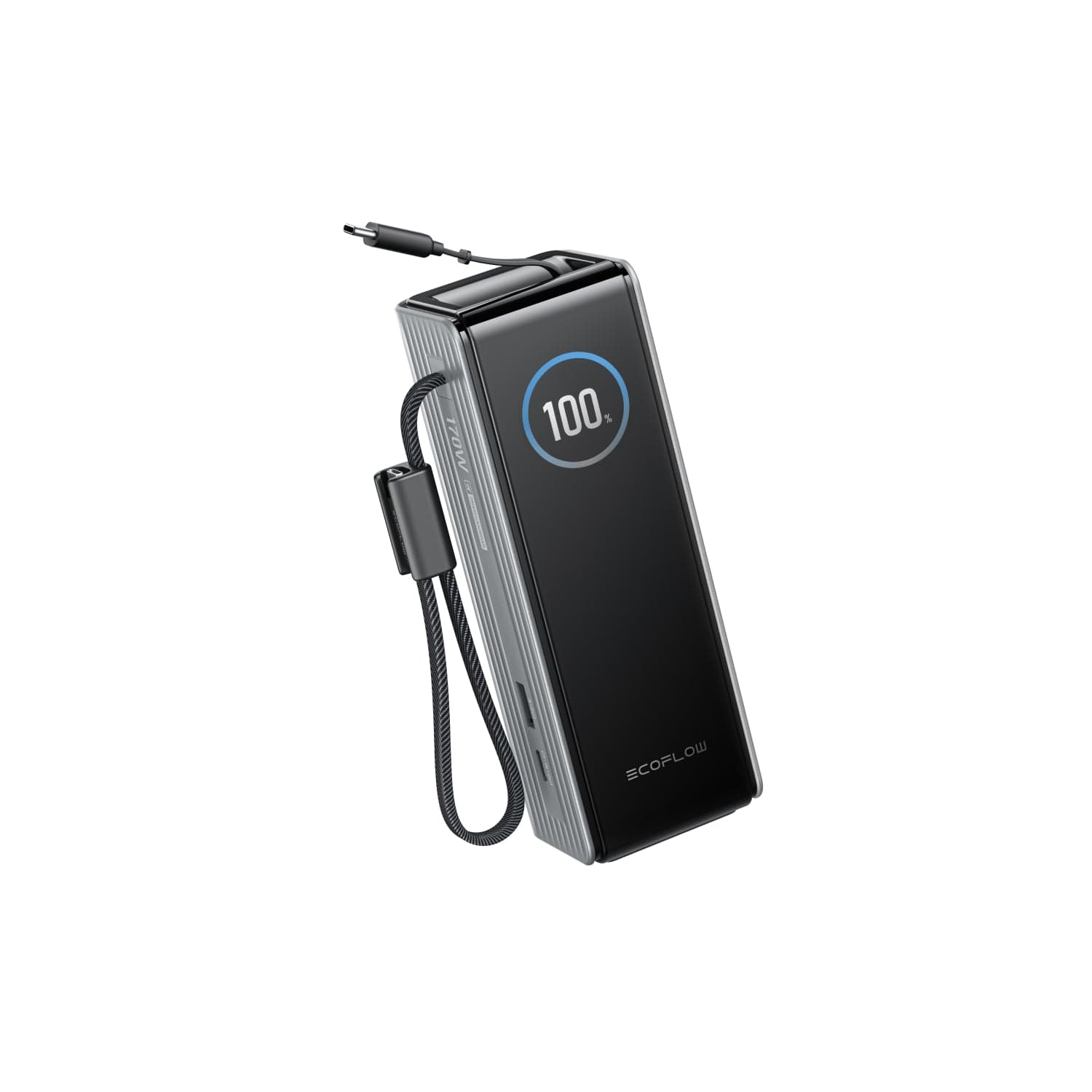 EcoFlow RAPID Power Bank (25,000mAh, 170W, 100W Built-In and Retractable Cables)