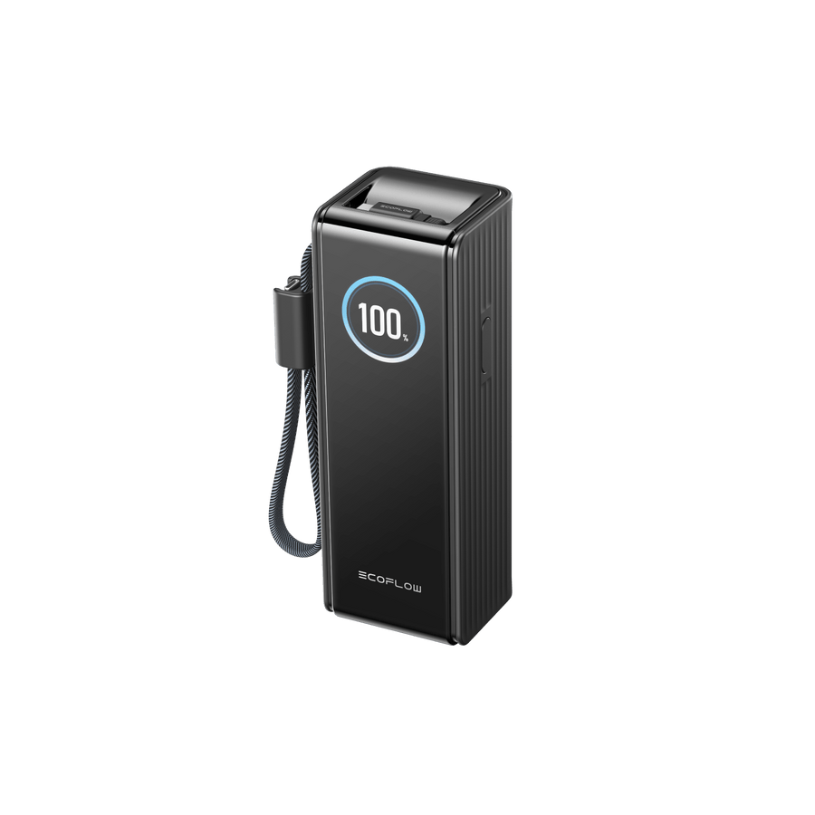 EcoFlow RAPID Power Bank (25,000mAh, 170W, 100W Built-In and Retractable Cables)