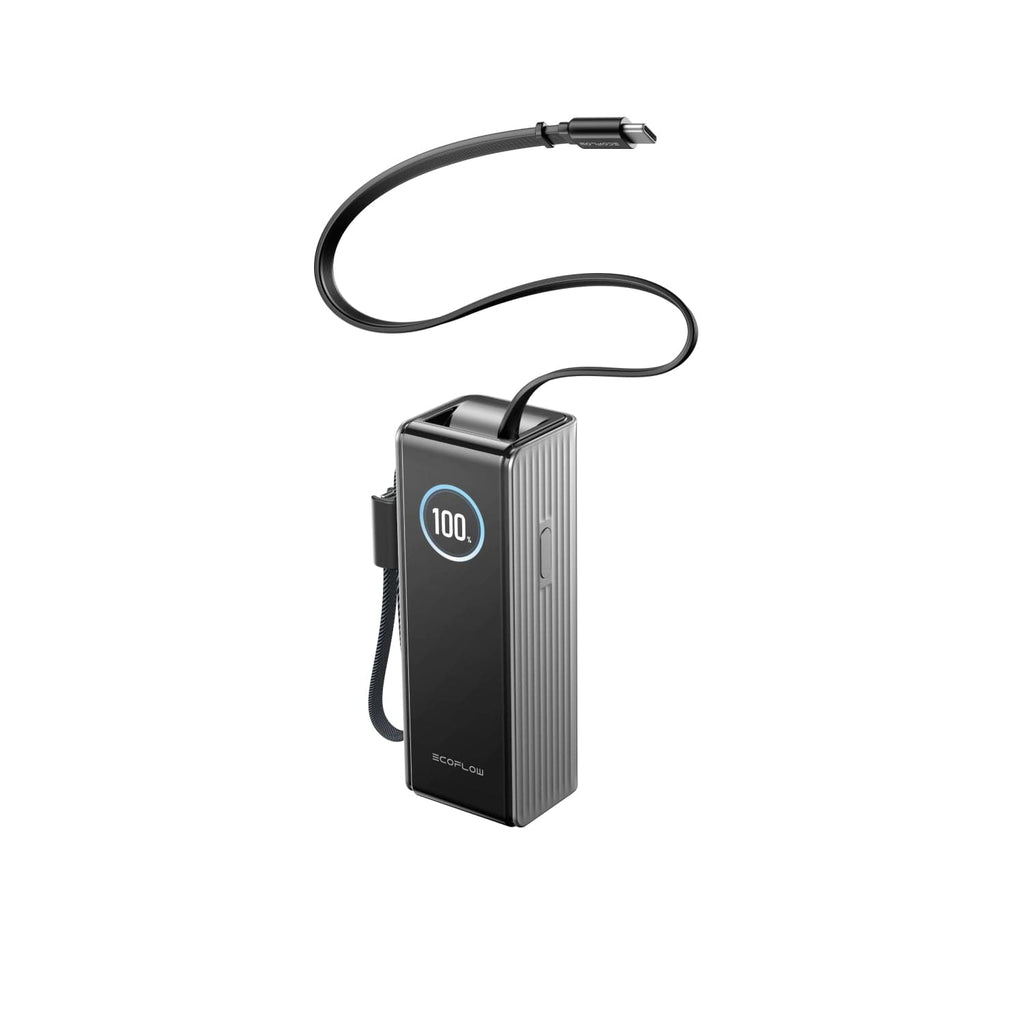 EcoFlow RAPID Power Bank (25,000mAh, 170W, 100W Built-In and Retractable Cables)