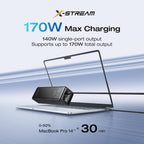 EcoFlow RAPID Power Bank (25,000mAh, 170W) + 140W Charger + 240W Cable