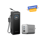 EcoFlow RAPID Power Bank (25K, 170W, 100W Built-In and Retractable Cables) + 100W Charger