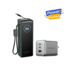 EcoFlow RAPID Power Bank (25K, 170W, 100W Built-In and Retractable Cables) + 100W Charger