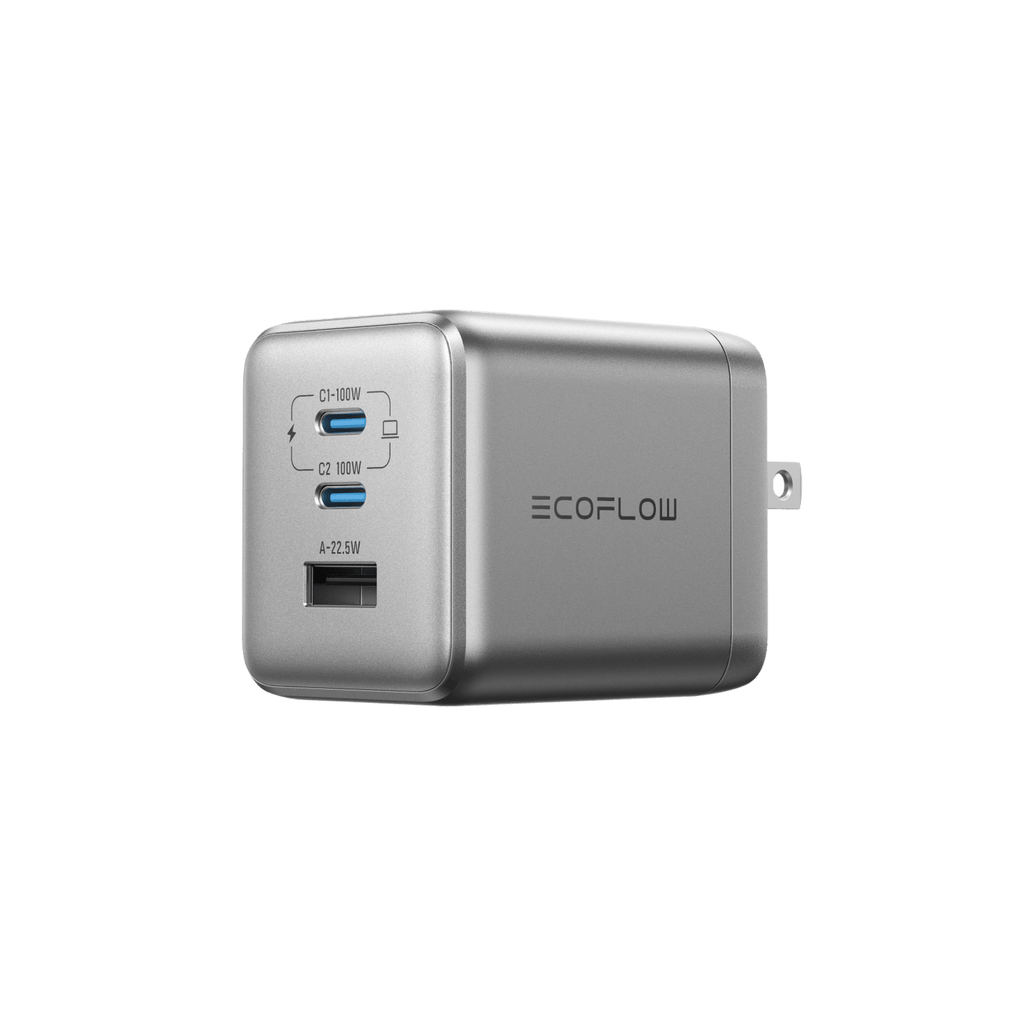 EcoFlow RAPID Pro Charger (100W, 3 Ports, GaN)