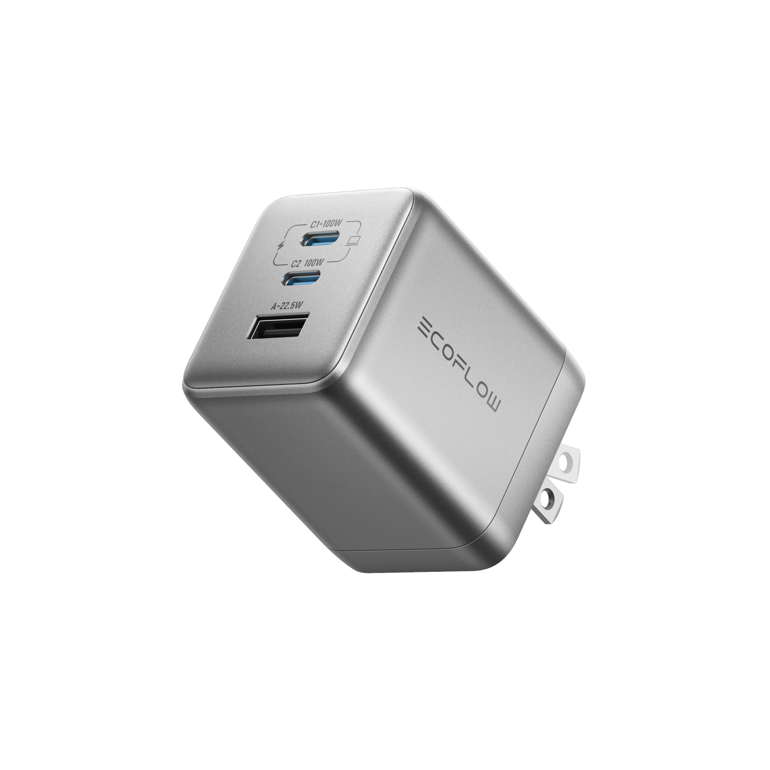 EcoFlow RAPID Pro Charger (100W, 3 Ports, GaN)