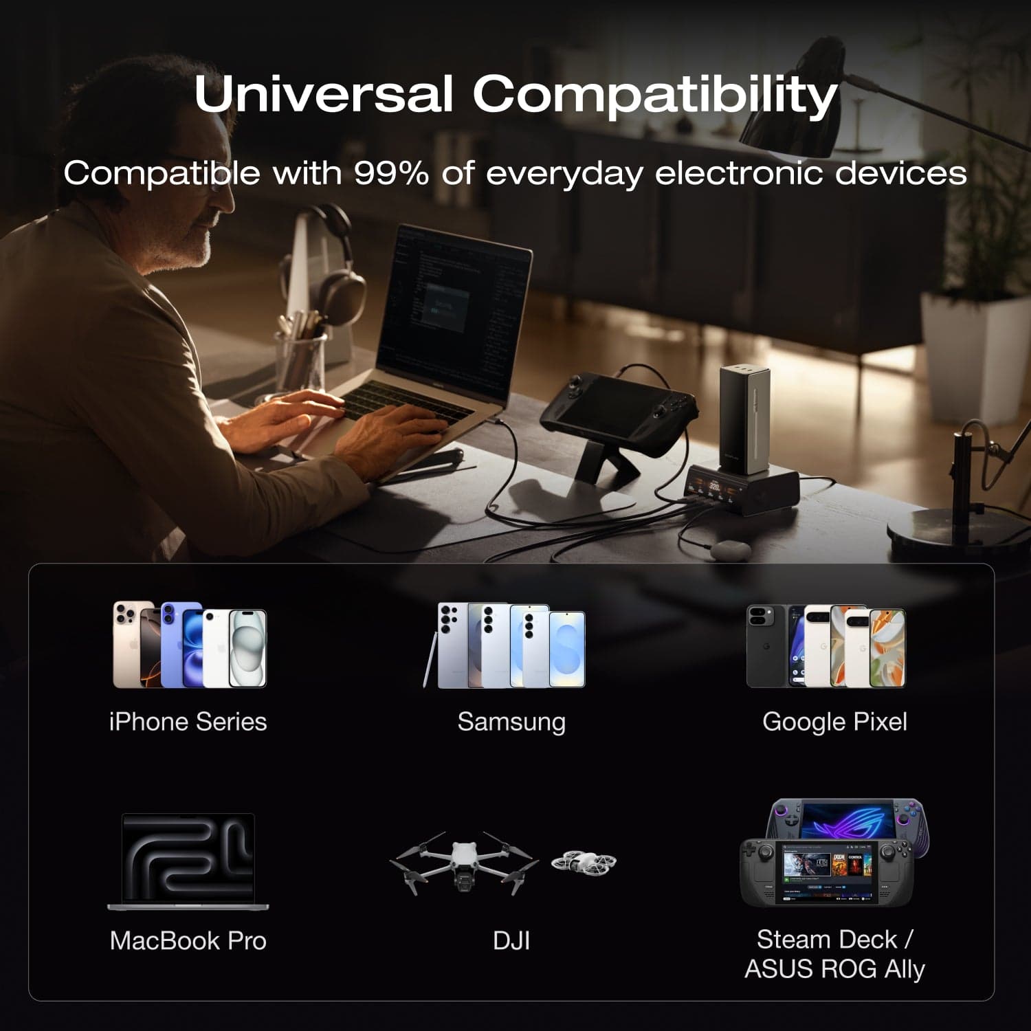 EcoFlow RAPID Pro Power Bank(20,000mAh, 230W, 100W Built-in Cable)
