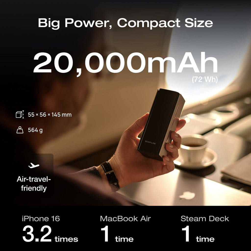 EcoFlow RAPID Pro Power Bank(20,000mAh, 230W, 100W Built-in Cable)