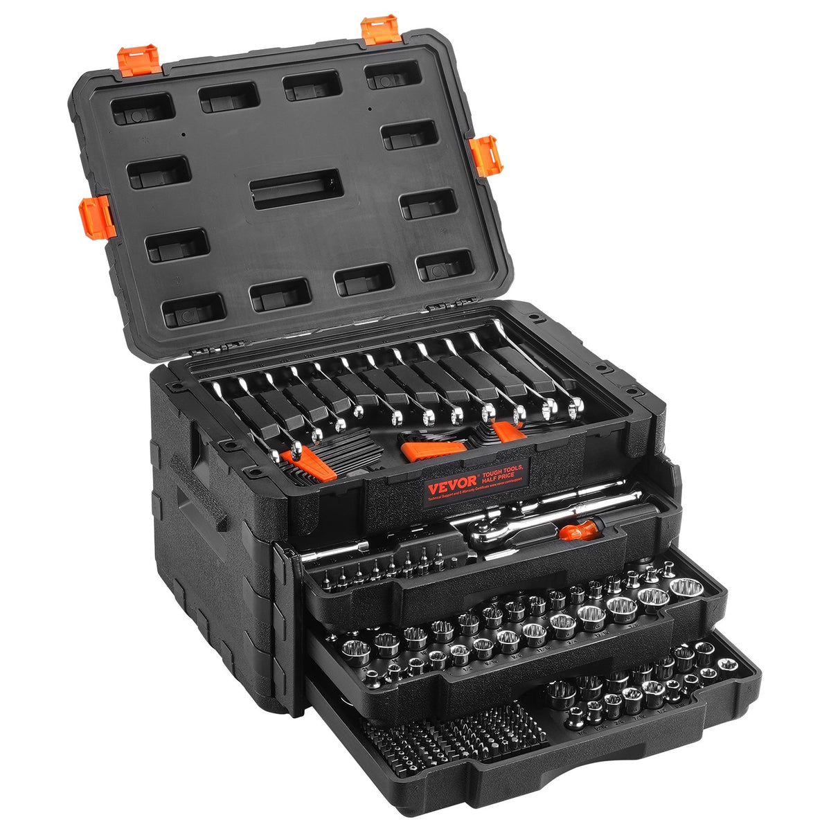 VEVOR 450-Piece Mechanics Tool Set and Socket Set with Storage Case — product view 1